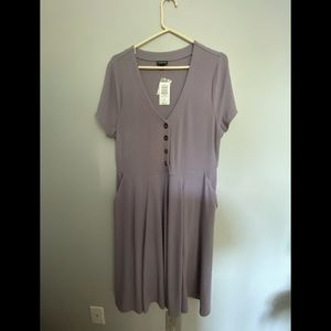 Torrid v-neck ribbed dress